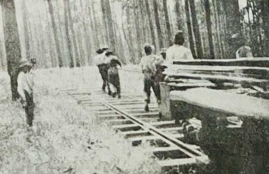 Laying-new-tram-road